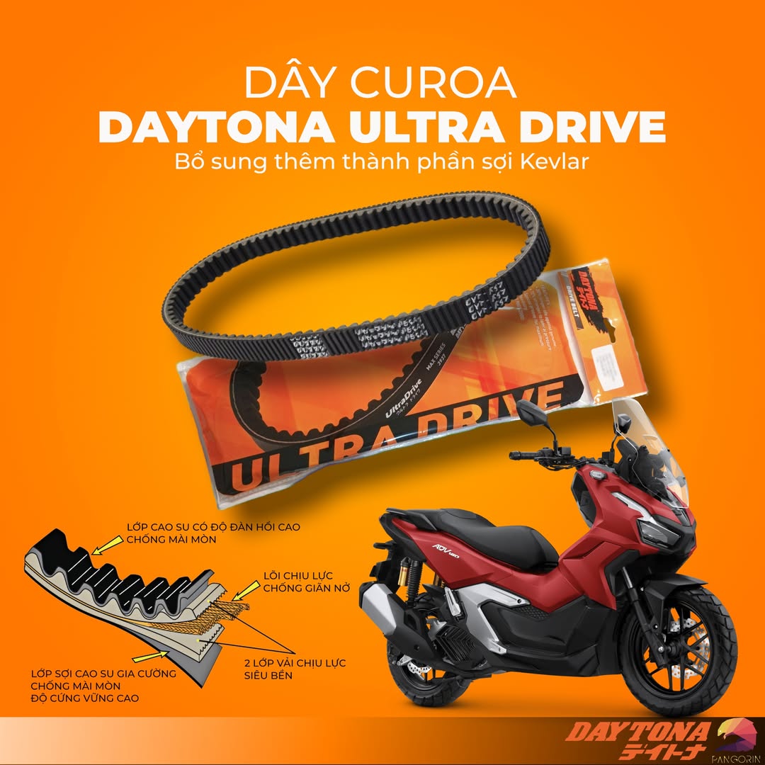 DÂY CUROA DAYTONA ULTRA DRIVE - BỀN HƠN - HIỆU NĂNG HƠN - TIẾT KIỆM HƠN