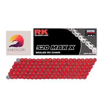 RK chain - Sên MT-03 - 520 MAX X X-ring - Màu Đỏ (Red)