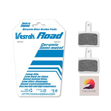 Vesrah - Bố thắng Má Phanh xe đạp Road Hữu cơ (Organic)