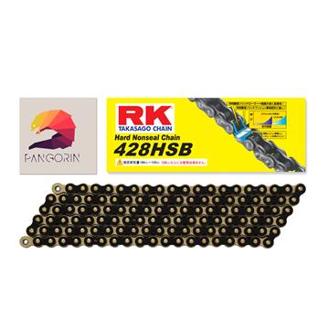 RK chain - Sên Yamaha Sirius Fi - 428 HSB (Sên 10ly) - Màu Vàng Đen (Black/Gold)