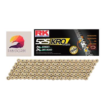 RK chain - Sên Bonneville T120 - 525 KRO O-ring - Màu Vàng (Gold)