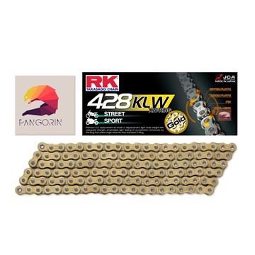 RK chain - Sên có phốt Yamaha PG-1 - 428 KLW Phốt XW-ring - Màu Vàng (Gold)