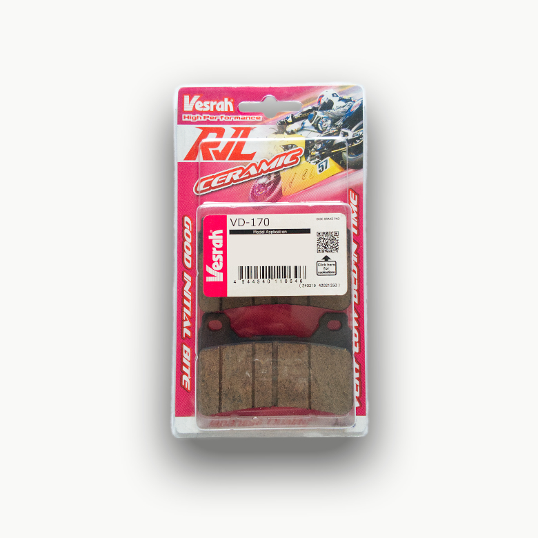 Vesrah - Bố Thắng Trước (Má Phanh Trước) Honda CBR600RR Semi-metallic