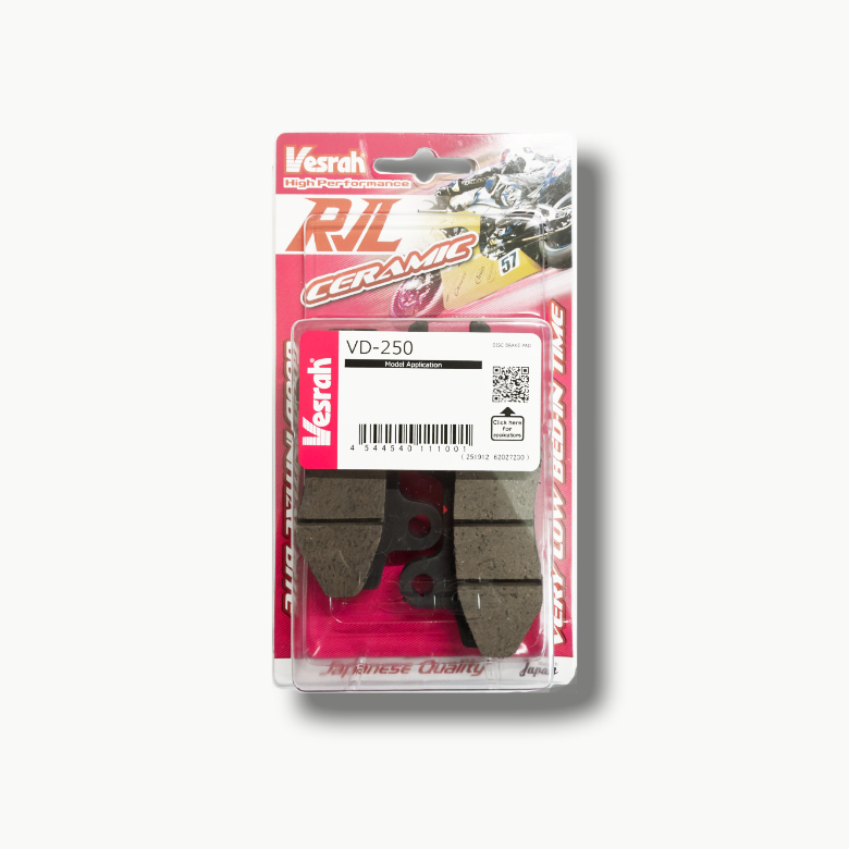Vesrah - Bố Thắng Sau (Má Phanh Trước) Kawasaki W175 Semi-metallic